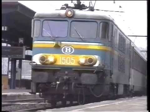 série 15 HLE 15 SNCB NMBS de Namur à Paris Nord en décembre 1997