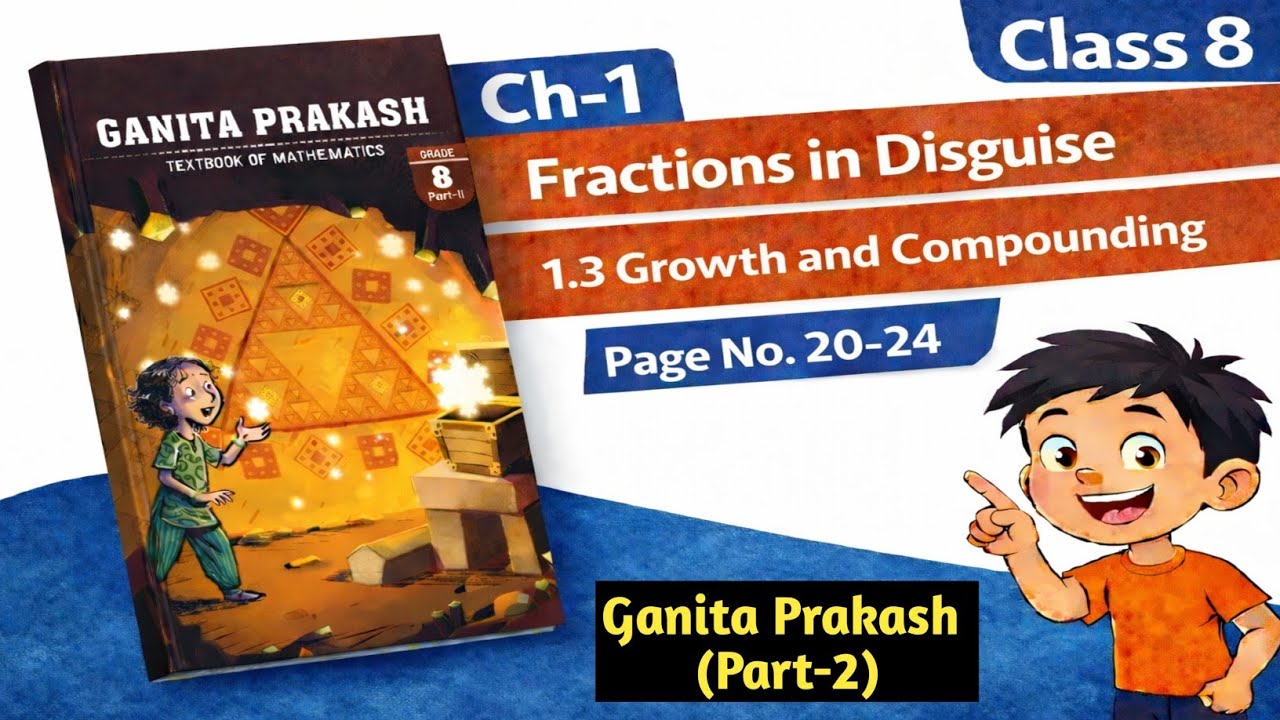 Fractions in Disguise Chpter-1 Class 8 - Maths Solutions | Ganita Prakash Part-2 | Pages 20-24