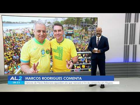 Flávio Bolsonaro e Lula mobilizam eleitores para atos finais em Maceió - 21/10/2026