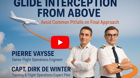 A320 ILS Glide Interception van bovenaf @a320mentorchannel