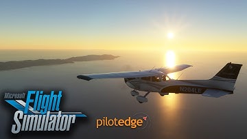 Flying to Catalina with Live Online ATC in Microsoft Flight Simulator 2020 (PilotEdge & ForeFlight)