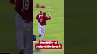 Mike Trout is lucky that Will Ferrell stuck to acting 🤣