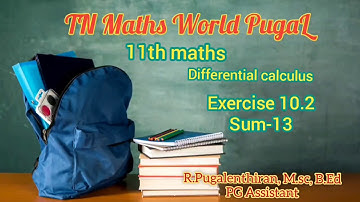 11th maths Exercise 10.2 sum-13
