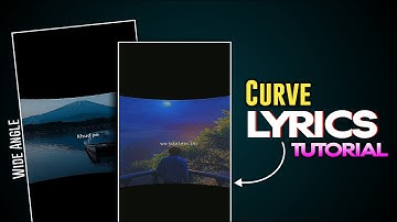 Trending Curve Lyrics Video Editing In Capcut | Wide Angle Sharpen Curve Lyrics Video Tutorial