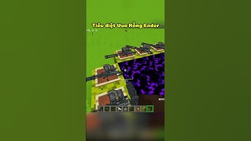 tiêu diệt vua rồng ender  #minecraft #meme