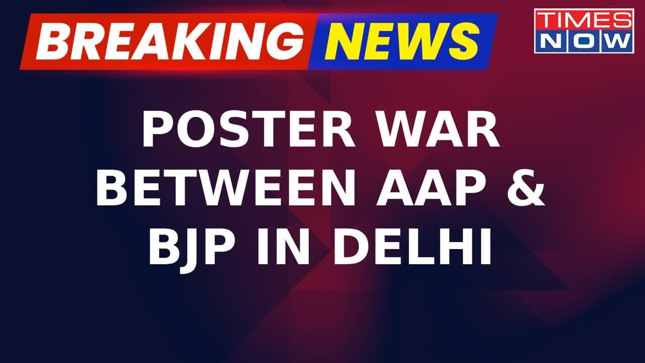 BJP, AAP Indulge In Poster War Day After Delhi CM Arvind Kejriwal Gets ...