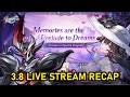 Honkai: Star Rail 3.8 livestream Recap THE DAHLIA CODES | Version 4.x DELAYED | 6 CHARACTERS RERUN