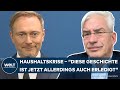 HAUSHALTSKRISE: Doppel-Wumms &quot;de facto auch erledigt!&quot; – Ist die Schuldenbremse eine Zukunftsbremse?