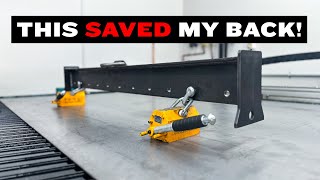 How I Built This ONE Thing to Save My Back!  DIY Lifting Beam
