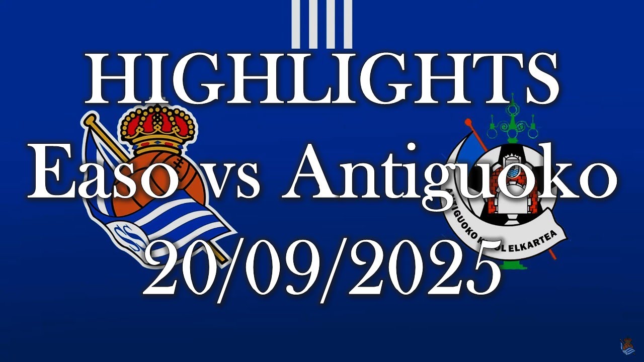 HIGHLIGHTS | Easo (Real Sociedad Juvenil B) - Antiguoko KE sub19 B | Liga Nacional J2 (20/09/2025)