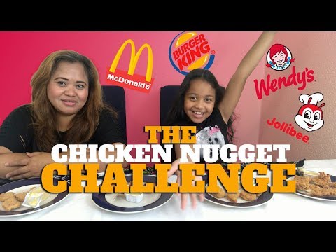 Chicken Nugget Challenge With My Hungry Mom!