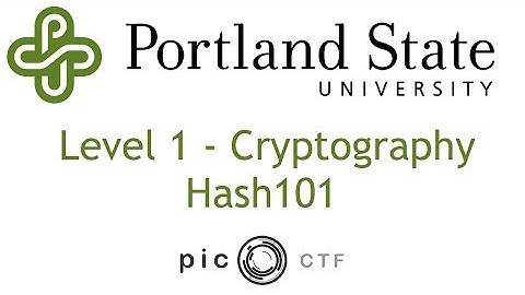 PicoCTF 2017 - Hash101 Walkthrough