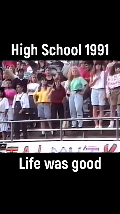 High school in 1991 #nostalgia #80s #90s