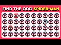 Find the odd emoji out  find the odd spider man superheroes edition  marvel  dc quiz quiz914
