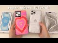 Tutorial how to make paper iphone15 and case  unboxing  asmr paper diy
