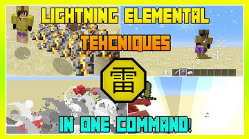 Lightning Elemental Techniques In One Command!