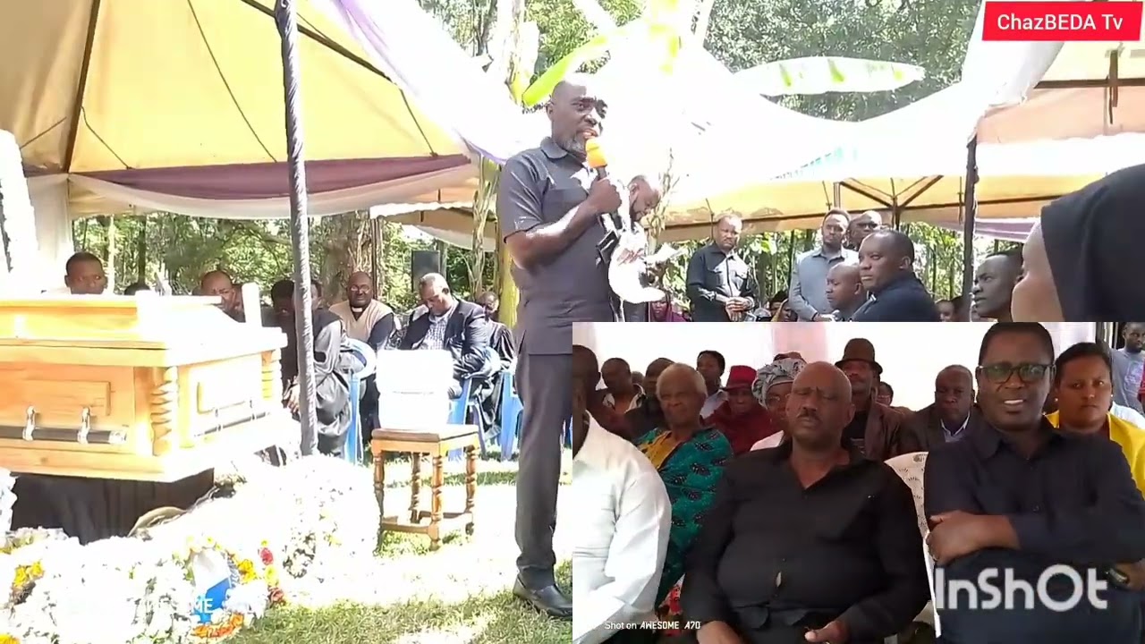 MWENYEKITI WA TATOA ELIAS STEPHEN LUKUMAY KWENYE MSIBA WA MAMA YAKE MH.NGARABALI