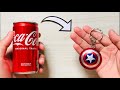 Captain America Shield Key chain Using Soda Can
