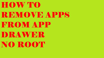 how to remove system apps from app drawer android