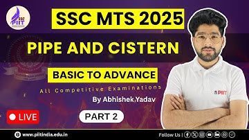 SSC Maths 2025 🎯 | Foundation Batch | Pipe & Cistern |  Class 24 | airGurukul