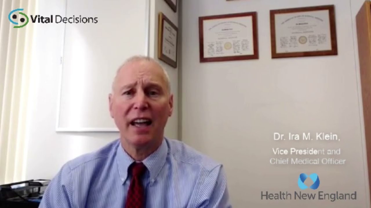 Dr. Ira Klein, VP & CMO, Health New England