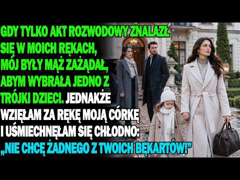 Z Rozwodem W Dłoni, Były Mąż Kazał Mi Wybrać Z Trzech Synów. Tuląc Córkę, Kpię: Twoje Bękarty, Ja...