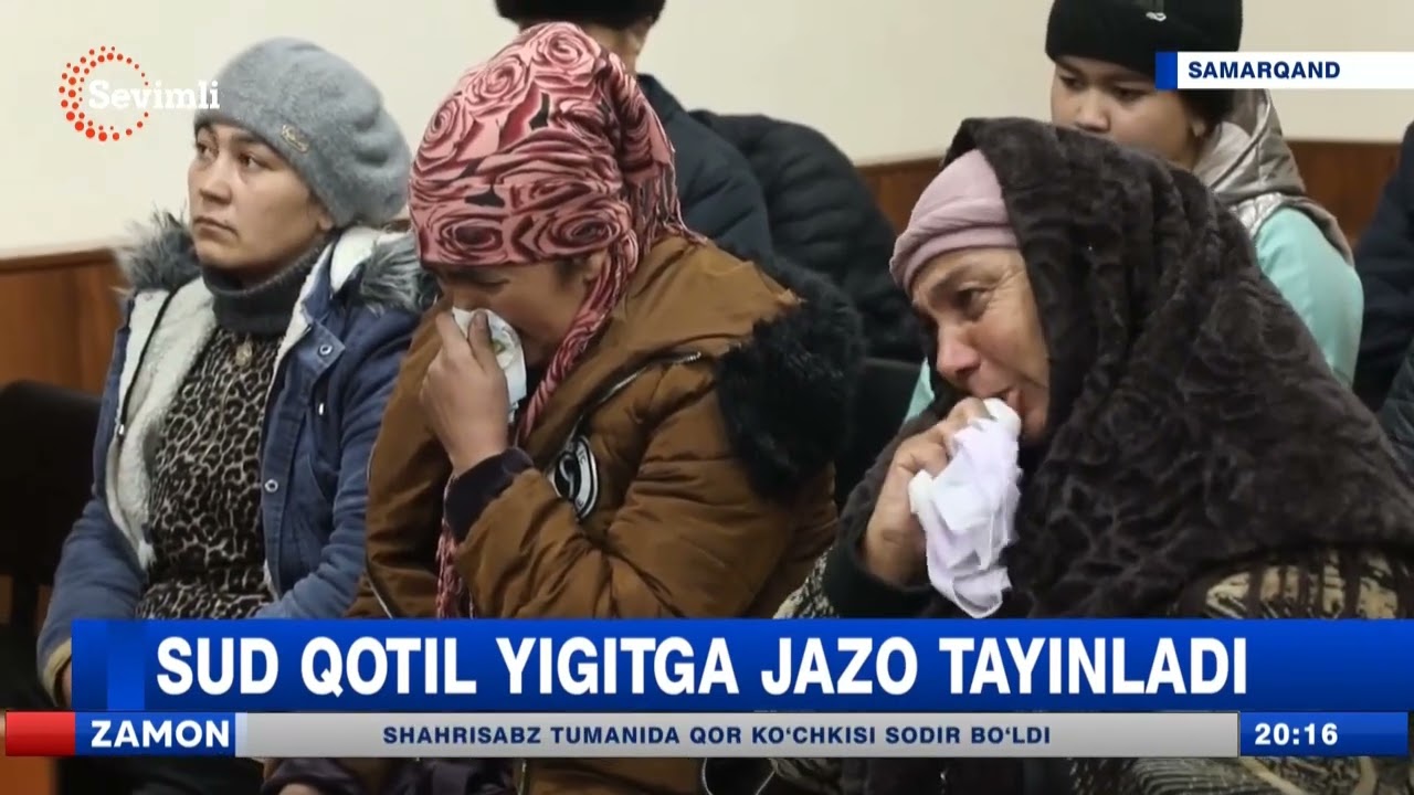 Sud qotil yigitga jazo tayinladi