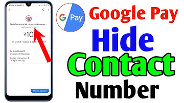 Google pay ka number hide kaise kare | How To Hide Number in Google Pay