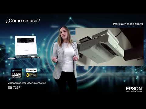 Como utilizar tu proyector láser interactivo Epson EB-735Fi
