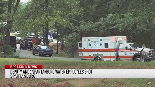 Charter worker dies in shooting incident that injured deputy, 2 Spartanburg Water employees near Cle