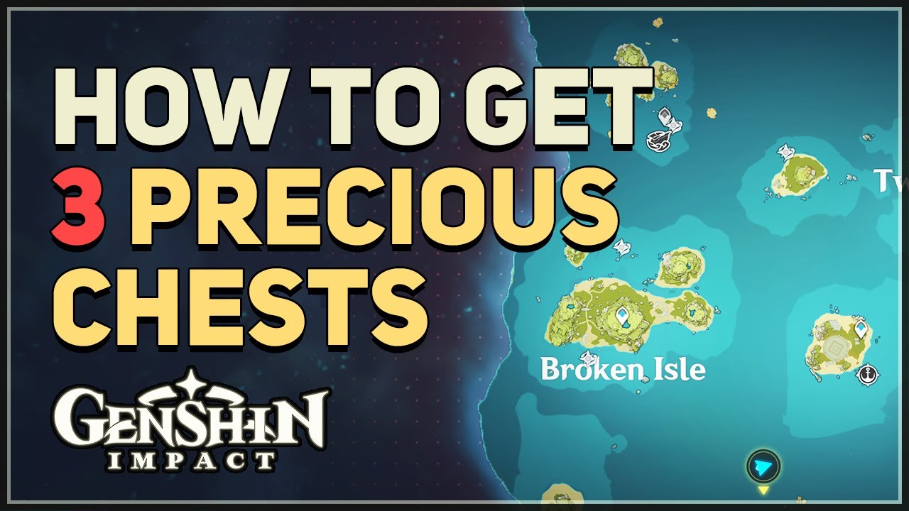 How to get 3 Precious Chests Genshin Impact Archipelago YouTube