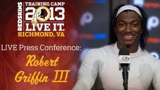 Robert Griffin III Training Camp Press Conference: 07/29/13