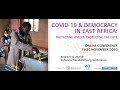COVID-19 & DEMOCRACY IN EAST AFRICA CONFERENCE:  19.11.2020 - Welcome Remarks by Elhadj As Sy