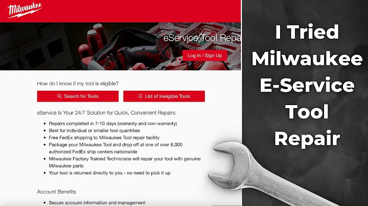 I TRIED Milwaukee E-Service! | Experience