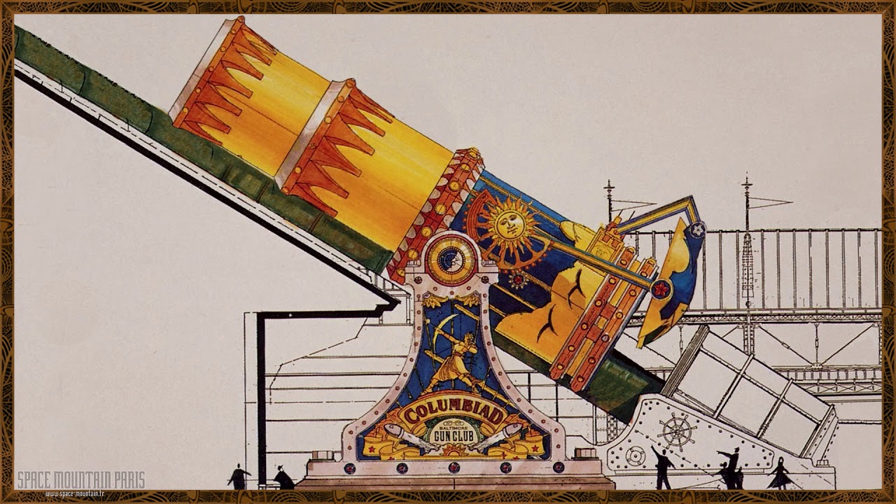 Space Mountain | Concept Original du chargement du canon !