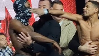 Jamaine Ortiz Swings On Keyshawn Davis During Heated Face Off