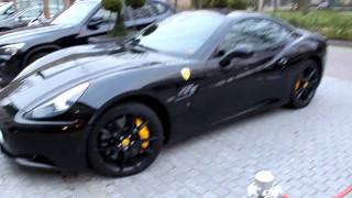 Nice full black ferrari california in metz