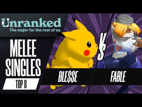 Ble$$e (Pikachu) vs Fable (Sheik) - Unranked 2025 - Melee Singles - Top 8, Losers Semis