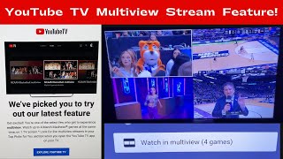YouTube TV MultiView Streams Feature!