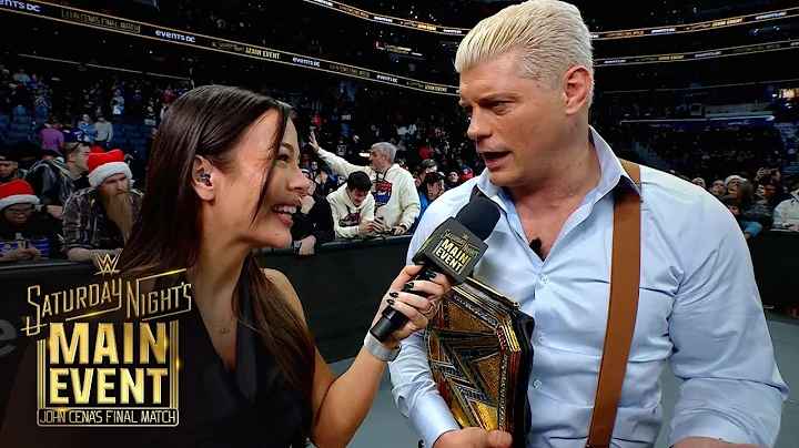 Cody Rhodes' emotional response to Cena's final match: Saturday Night's Main Event, Dec. 13, 2025