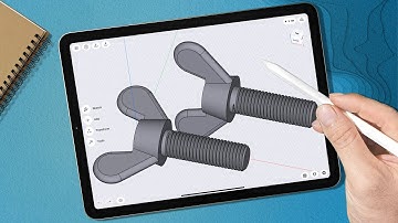 Modeling Wing Bolts on iPad | Shapr3D