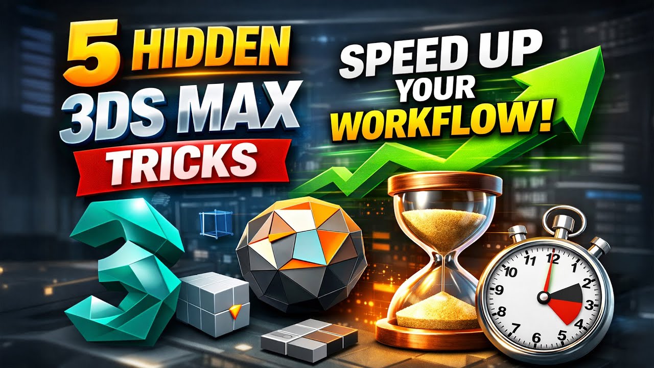Hidden 3ds Max Tricks That Will Instantly Speed Up Your Workflow - YouTube