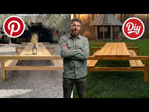 Thumbnail for I found this Outdoor Table on Pinterest... so I built it