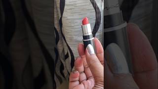 Mac Tropic tonic lipstick swatch on NC40/medium skin #youtubeshorts #nc40 #nc42 #maclipstick #viral