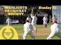 SUNDAY CRICKET HIGHLIGHTS: Sanderstead CC vs The Cricket Society