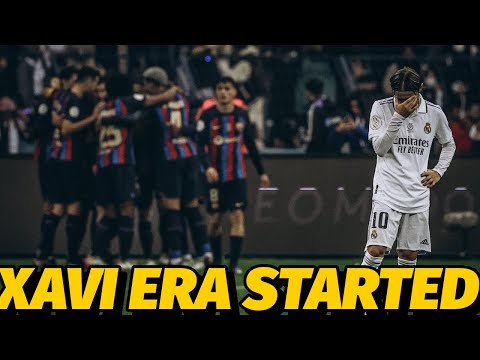 Barcelona 3:1 Real Madrid | Xavi wins 1st trophy as Barcelona manager