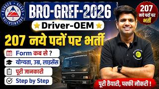 BRO-GREF Driver-OEM New Bharti-2026 | BRO Driver New Vacancies 2026 | DR Education Official