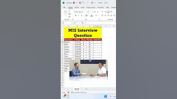 MIS Interview Question of Excel || Time Formula in Excel #shorts