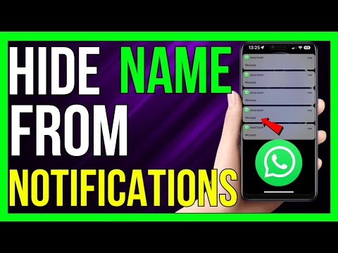 How to Hide WhatsApp Notification Name on Lock Screen (2024 METHOD!)