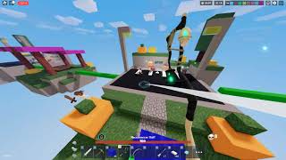 Spawn killing with the new crypt kit in roblox BedWars..